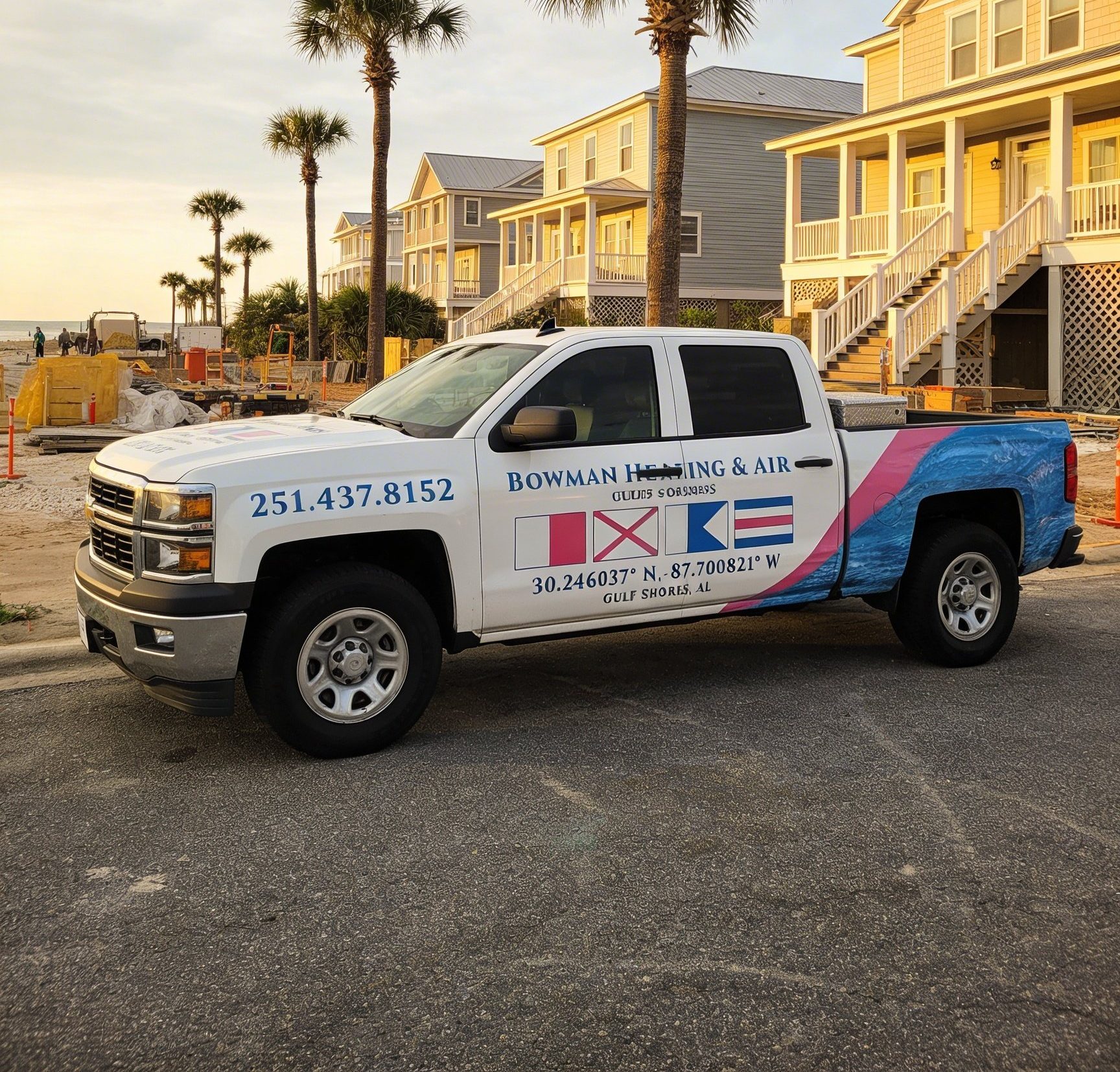 Bowman Heating & Air service truck — Gulf Shores, Alabama