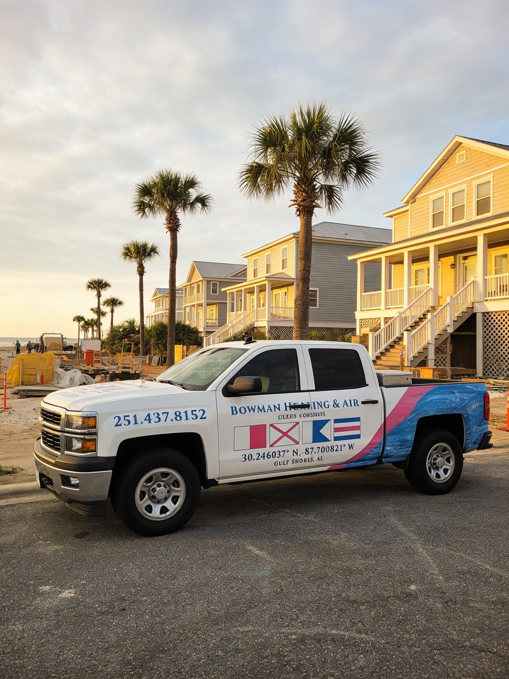 Bowman Heating & Air service truck — Gulf Shores, Alabama